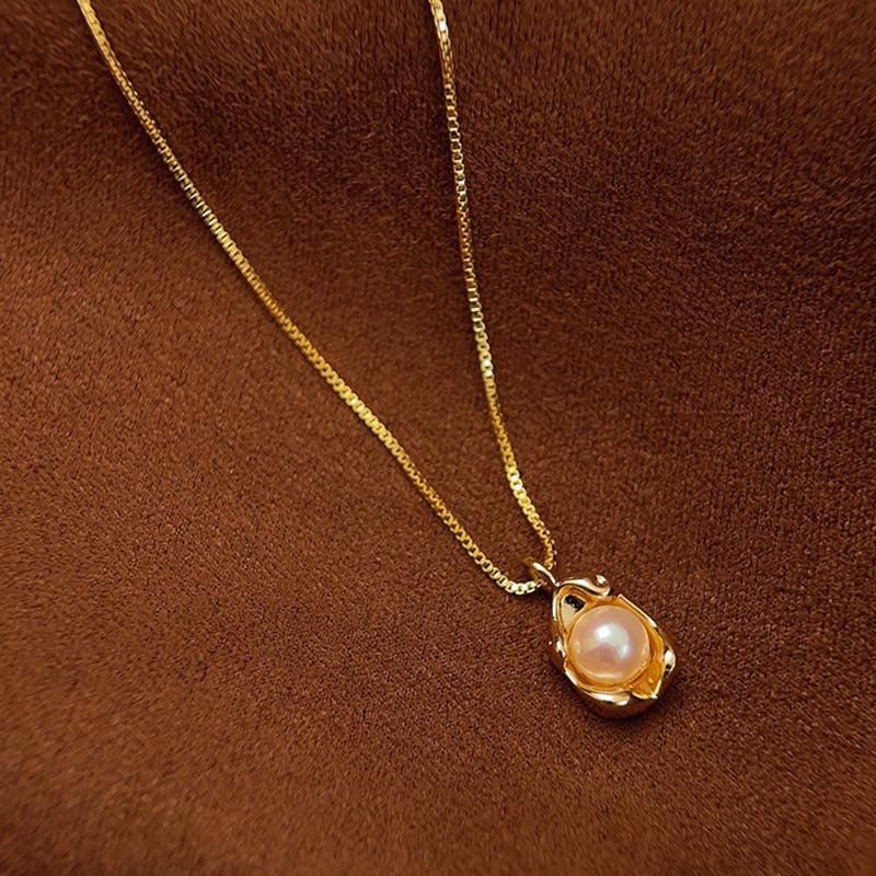 Miraya Pearl Pod Necklace - Style 2 [595LJWO8]