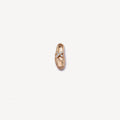 Floating Flower Locket Necklace - Ballet Slippers Charm [G56MKCAQ]