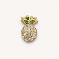 Floating Charm Locket Necklace - Pineapple (Single Charm) [WEBOVVZL]