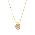 Aubriel Locket Pendant Necklace - Apple Shell Locket Necklace [YZJGPDBO]