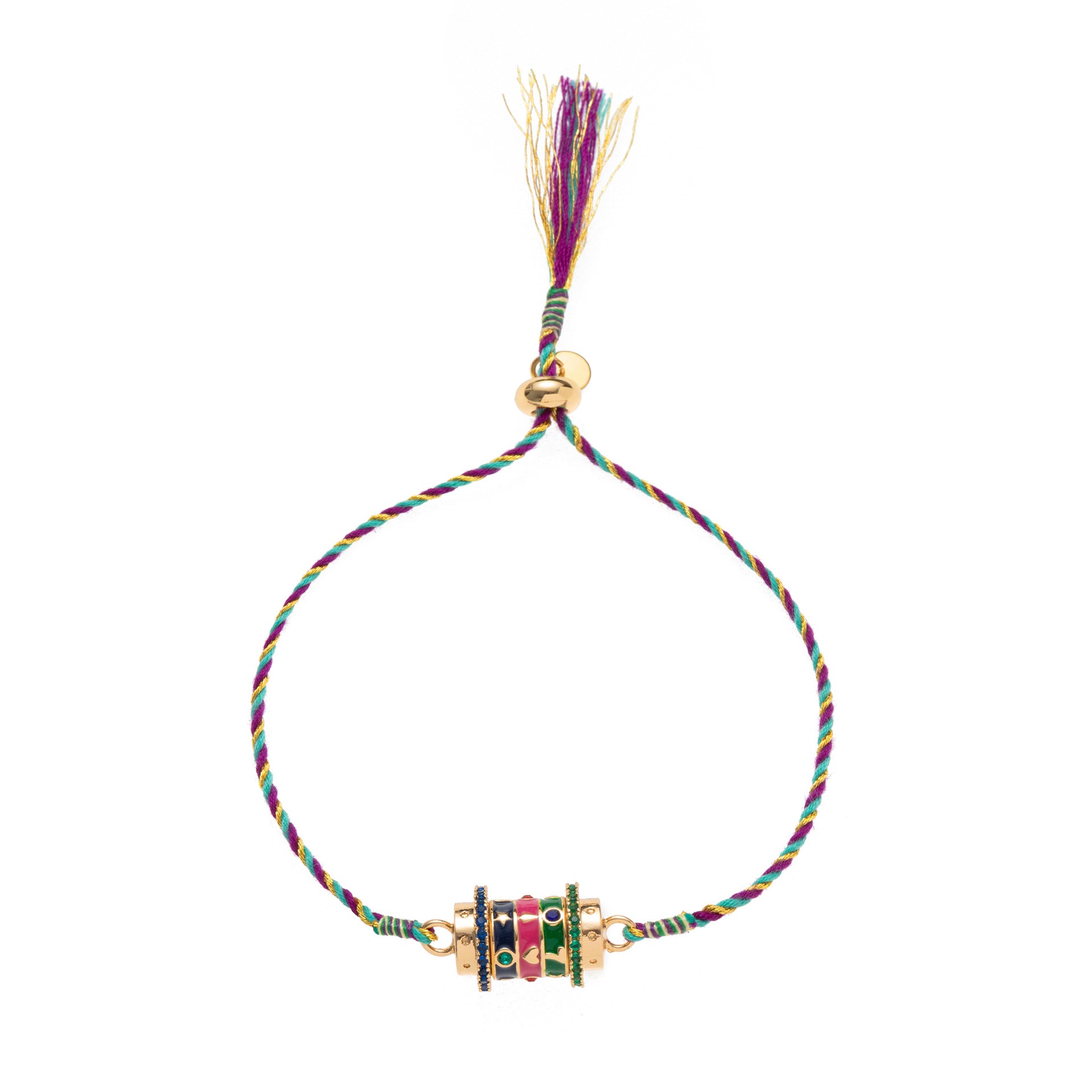 Elouise Gilded Tarot Pendants - Colorful Bracelet [9Y1Z7OXS]