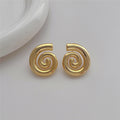 Meadow Asymmetrical Conch Earrings - Gold [Z9CQ6TRR]