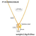 Bryndle Dainty Cross Pendant Necklace - Gold [0WDMSPD5]