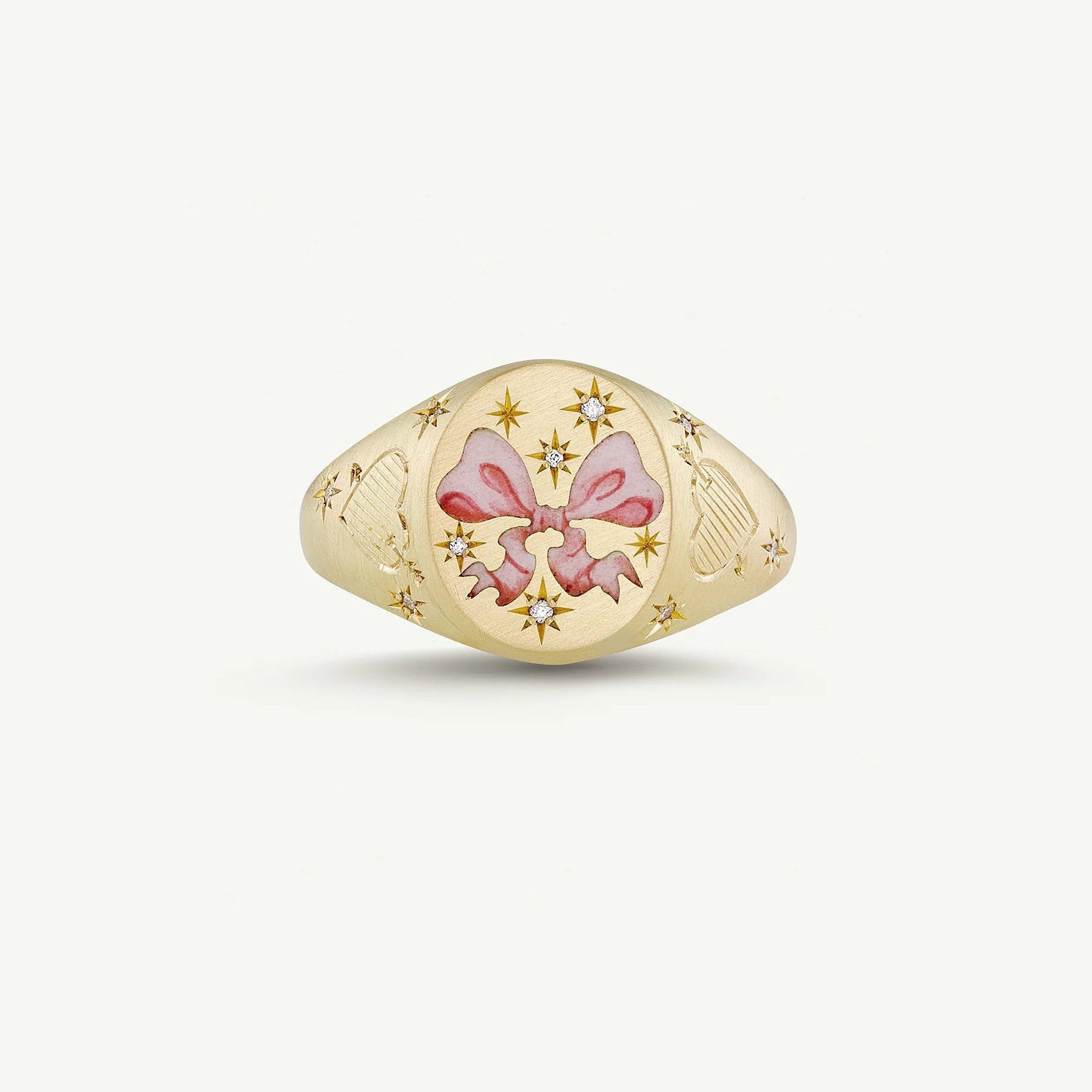 Camreigh Titanium Statement Ring - Pink Bow [YI76ISAX]