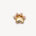 Floating Charm Locket Necklace - Cat Paw (Single Charm) [K57PMTHF]
