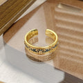 Janell Colorful Enamel Open Ring - Style 25 [EK7KX8AR]
