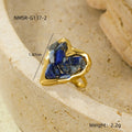 Alasia Heart Stone Ring - Blue [7E4M34YZ]