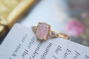 Isabella Rose Quartz Vintage Ring