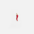 Dainty Birthstone Heart Locket Ring - Chili Pepper Charm [XGK52C2V]