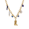 Dainty Fruit Pendant Necklace - Boot Necklace [6RA3KLM9]