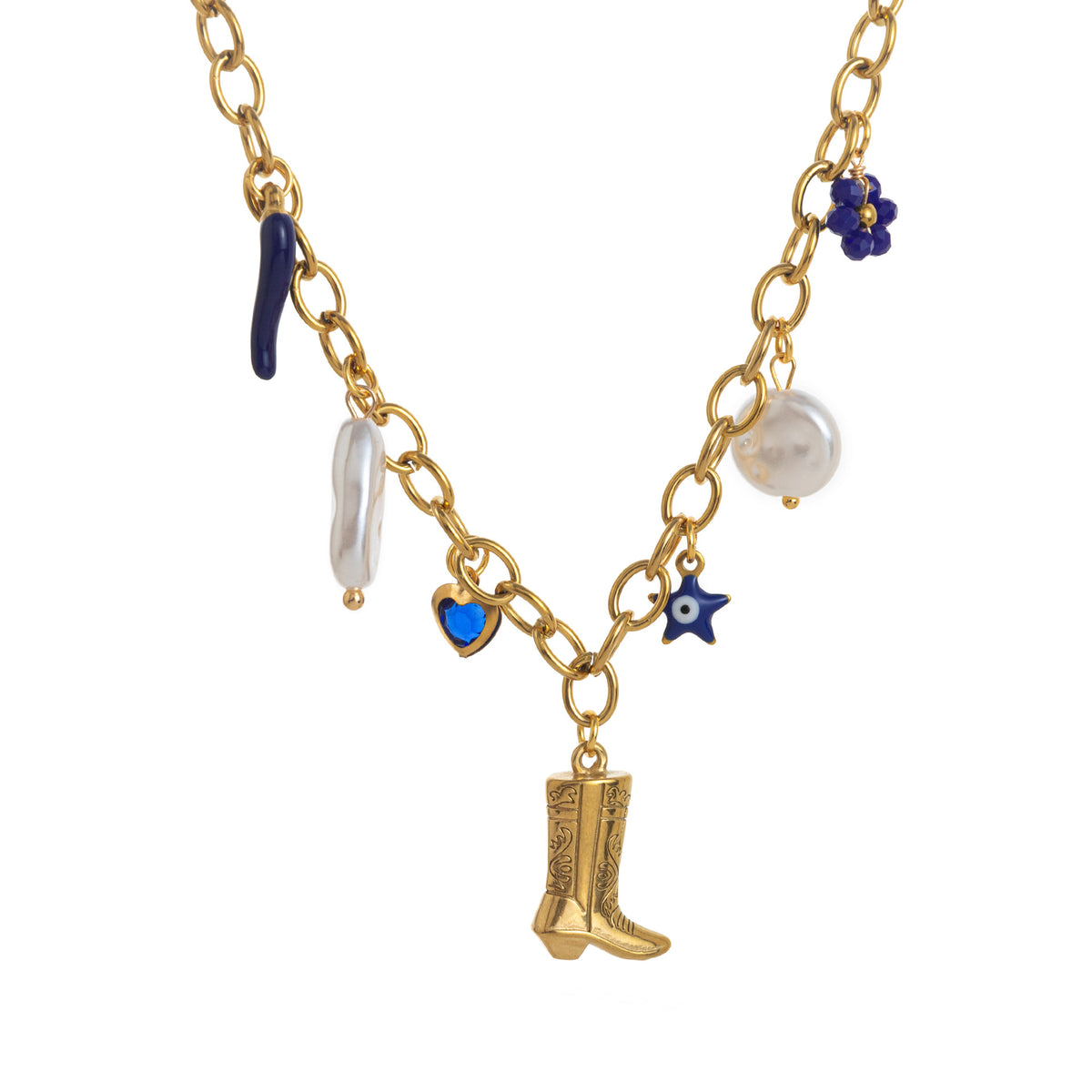 Dainty Fruit Pendant Necklace - Boot Necklace [6RA3KLM9]