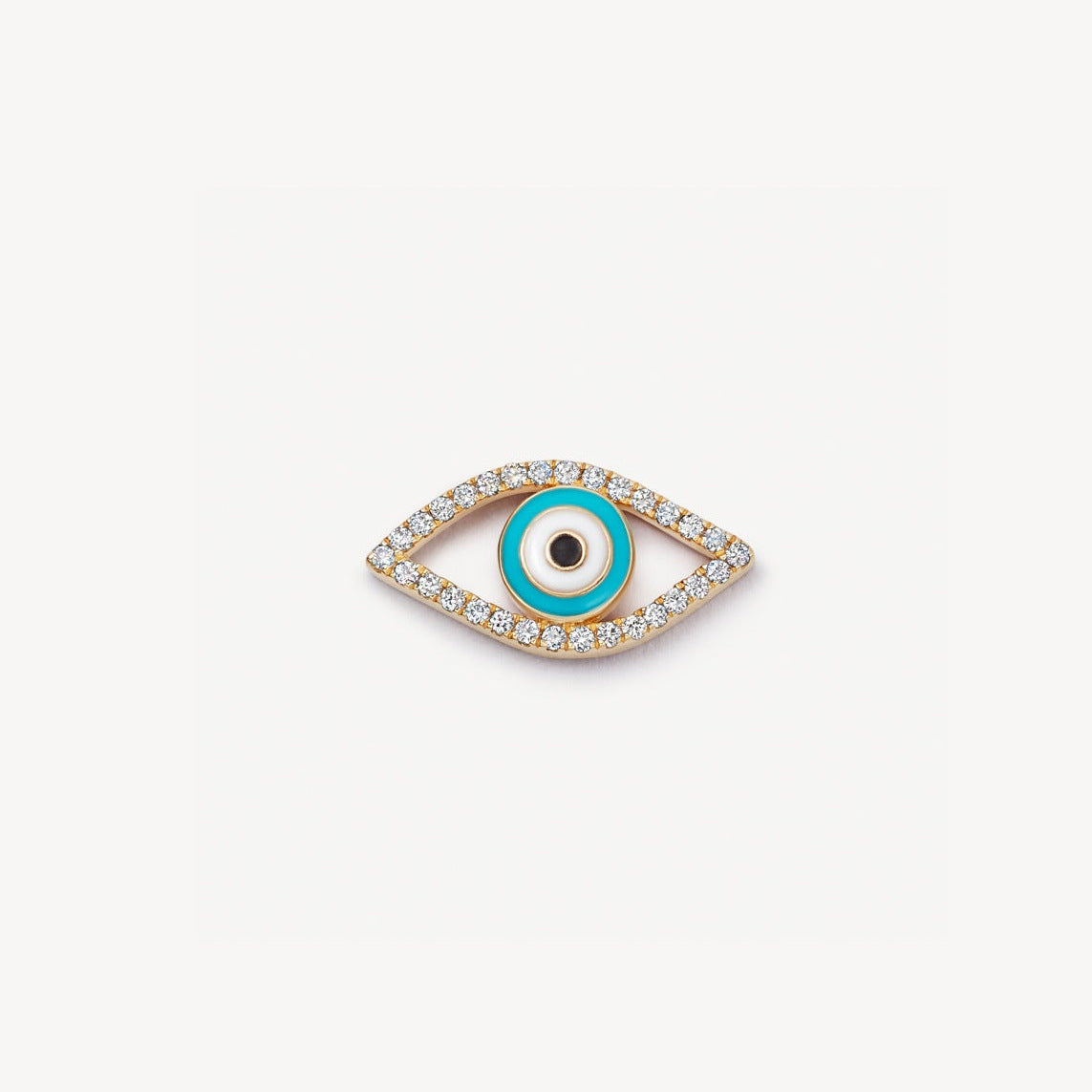 Floating Charm Locket Necklace - Eye (Single Charm) [CBZHLBZ2]