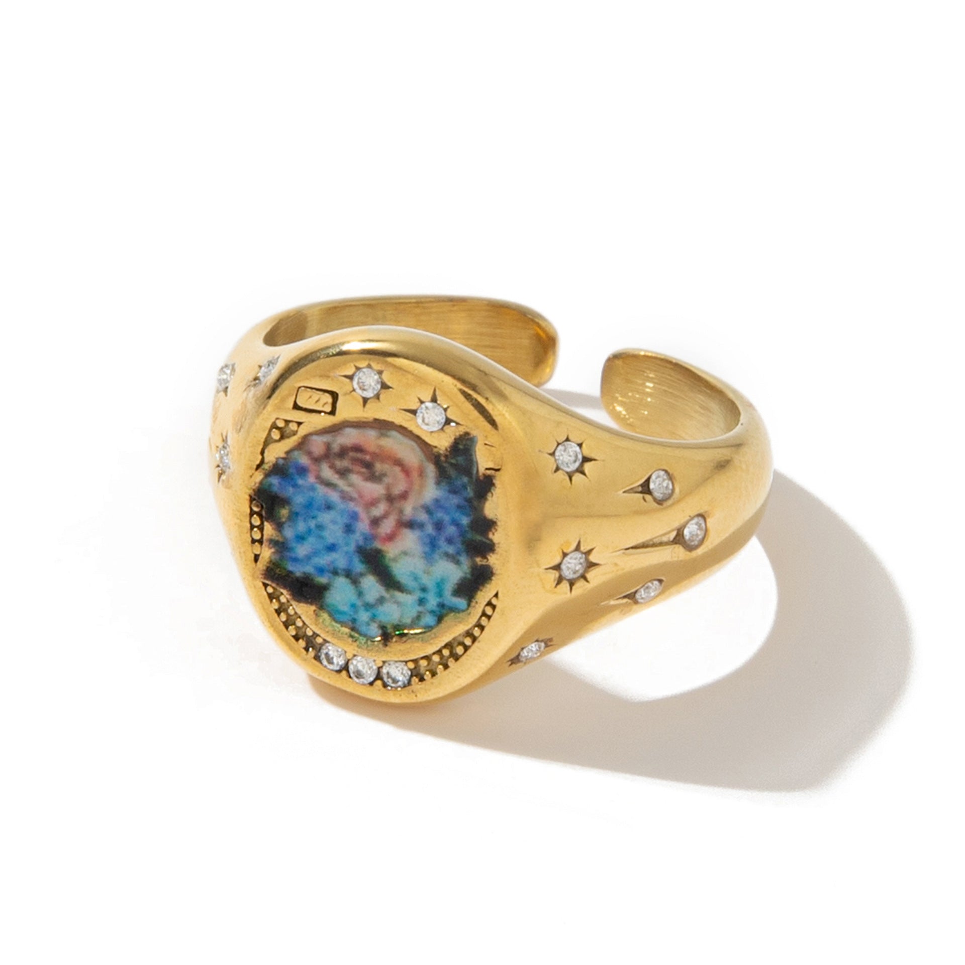 Camreigh Titanium Statement Ring - Wildflower Wanderer [U7JTVIKT]