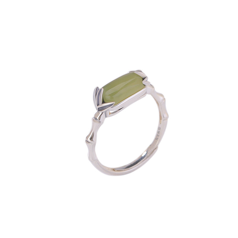 Serenity Jade Sterling Silver Ring