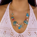 Mabel Coral Shell Pearl Set - Necklace Style [VFPCW5I2]