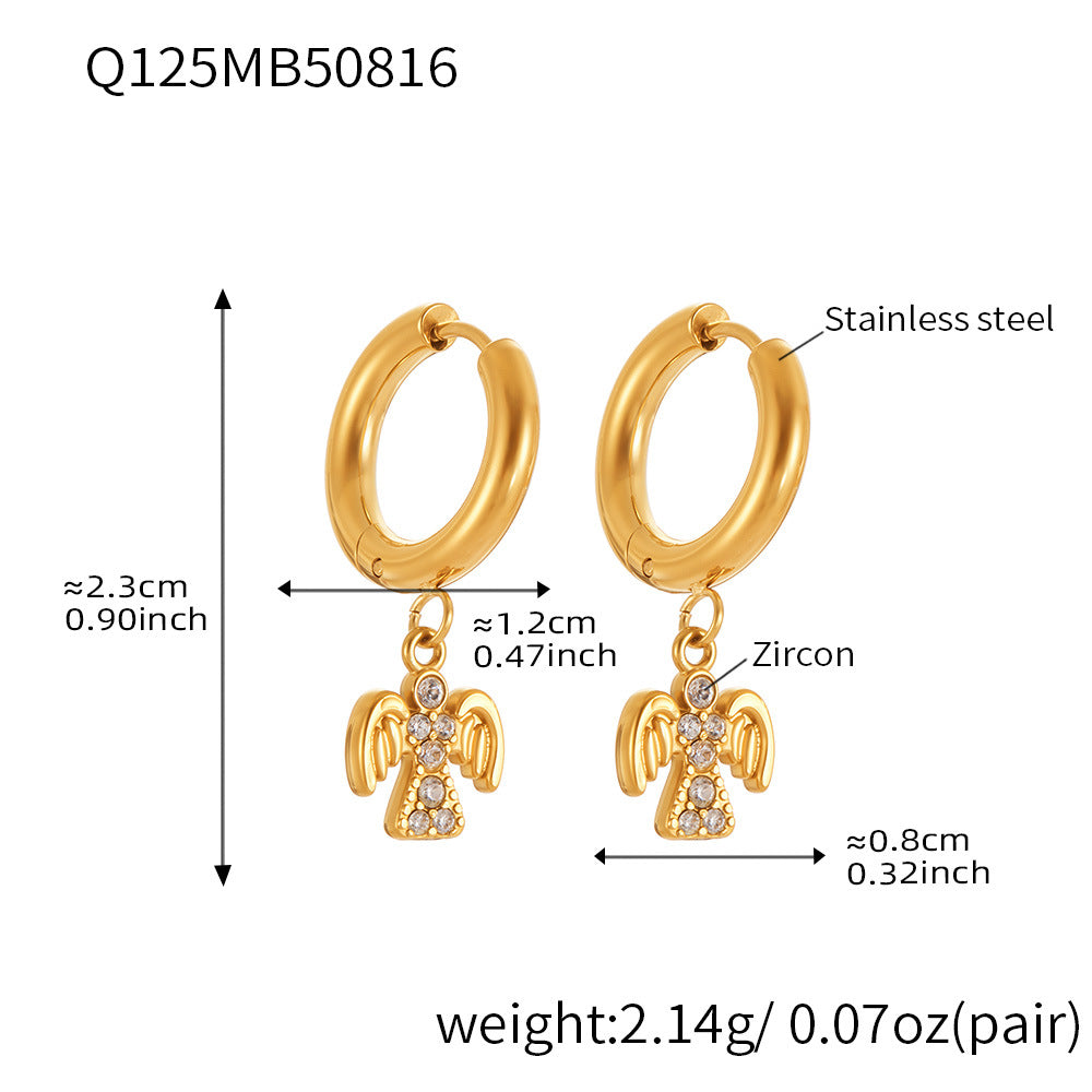 Draya Zircon Stud Earrings - Style 1 [G3ZKCVI7]