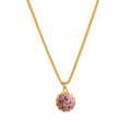 Dariah Oil Painting Floral Necklace - Pink Oil Painting Necklace [9ADHMJ4B]