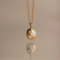 Birthstone Pendant Necklace - April Necklace [VJFE1AQR]