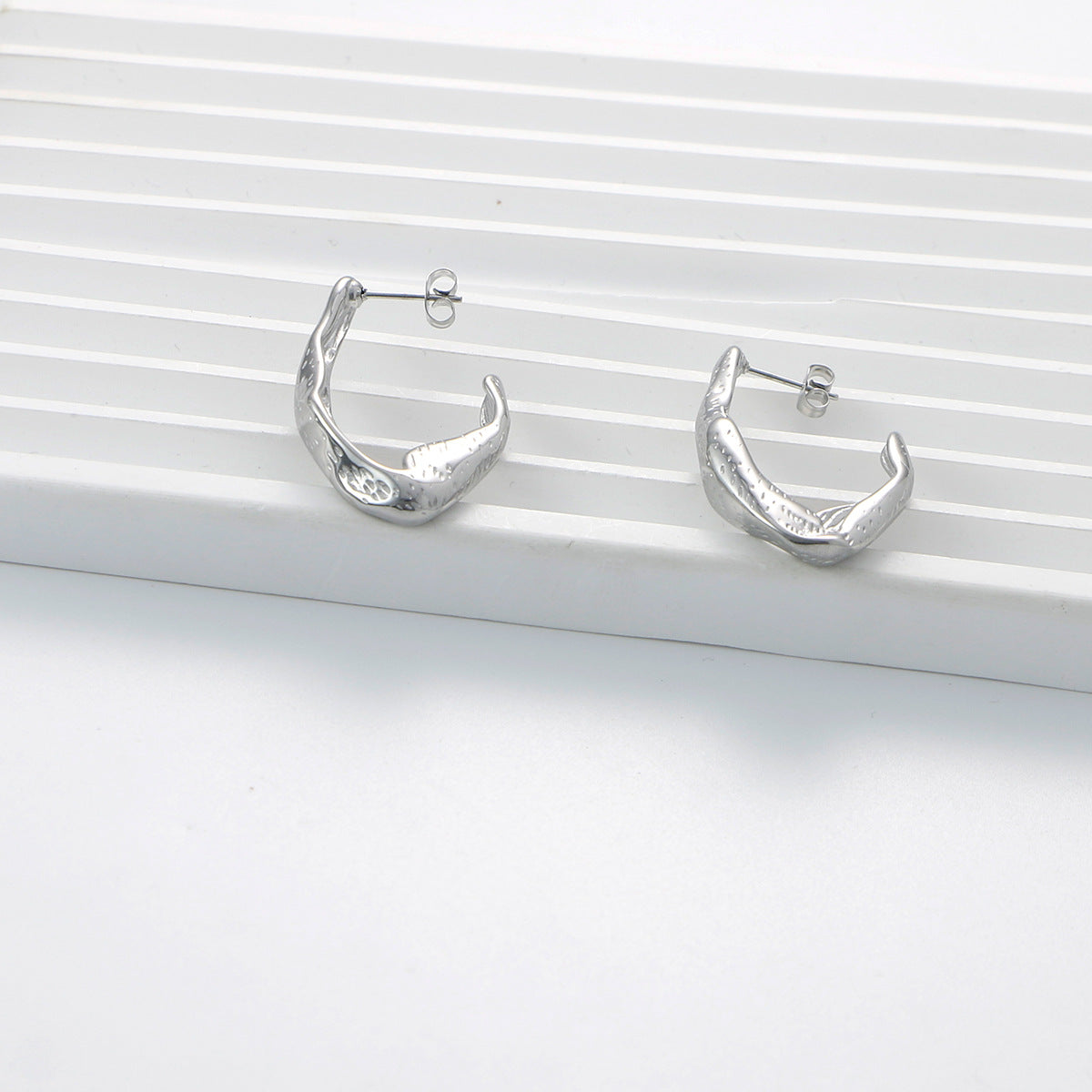 Andrea Geometric Drop Earrings - Silver (Style 7) [TJW5DFIU]