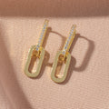 Nirvi Geometric Twist Ear Cuff - Gold Twist Ear Buckle [A8BUGKEV]