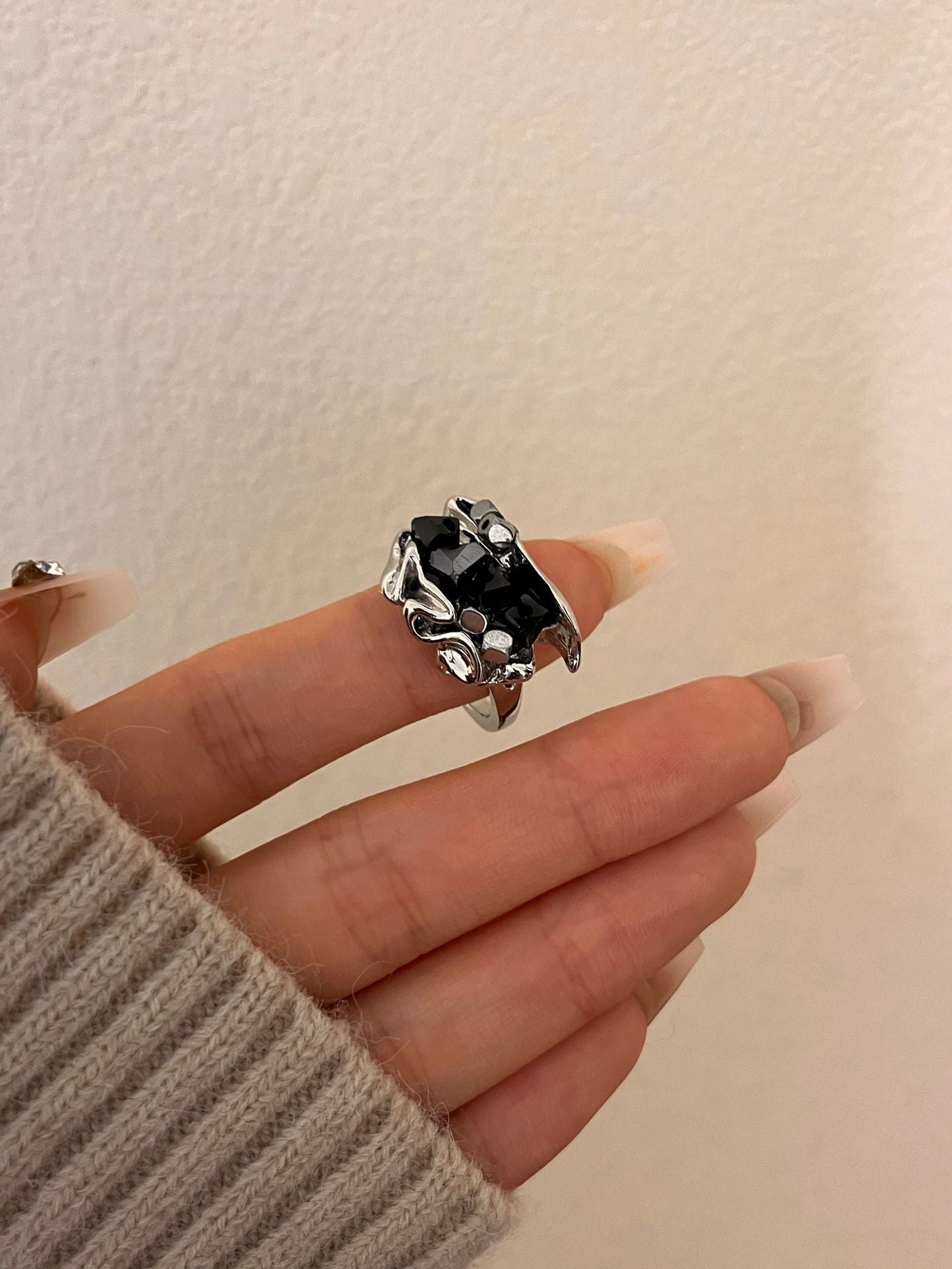 Rosalinda Organic Lava Ring - Gold Organic Lava [V0TZ0JGH]