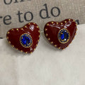 Jaretzy Retro Heart Earrings - Style 1 Earrings [2IV9U5XO]