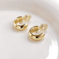Irelyn C-Shaped Clip Earrings - Gold [OKS1ZG5Q]