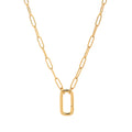 Geometric Charm Chain Necklace - Style 1 Necklace [BK5LNJ89]