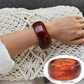 Ivyonna Irregular Resin Bangle - Coffee Brown [XIL6XWF8]