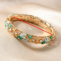 Jream Cloisonne Tulip Bracelet - Blue Floral [BSCF24XN]