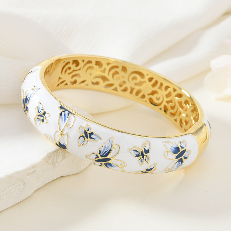 Eisley Cloisonne Enamel Bangle - Style 2 [YVPJJ2U9]