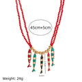 Ashlynne Enamel Koi Charm Necklace - Colorful Enamel Fish Necklace [K1LZARLR]