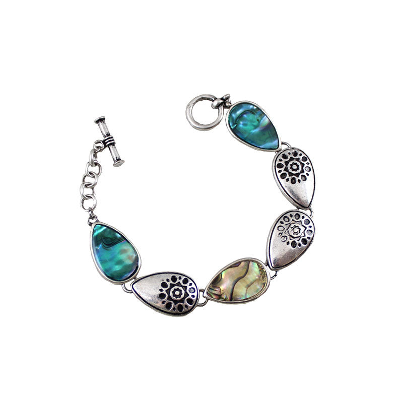 Kira Vintage Teardrop Bracelet