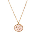 Star and Moon Pendant Necklace - Heart [DPIJMN13]