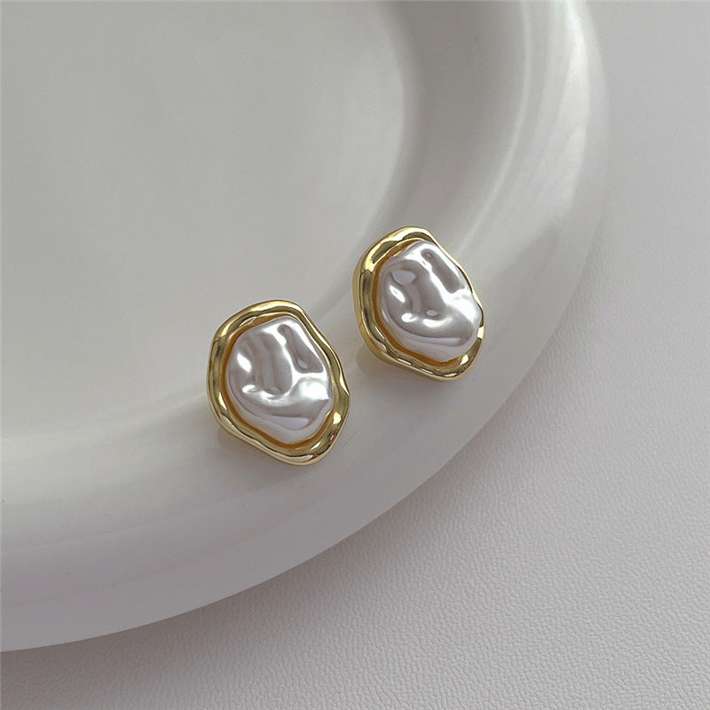 Mairead Irregular Baroque Pearl Earrings - Style 2 [VMS5Y8QU]