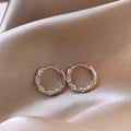 Pearl Hoop Earrings - Silver [93RQYAK1]