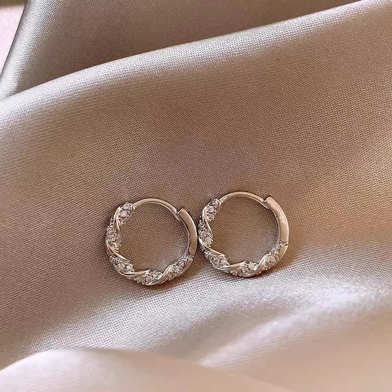 Pearl Hoop Earrings - Silver [93RQYAK1]