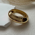 Irregular Marble Pattern Resin Bangle - Gold [T6C5J9EY]