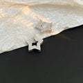 Vivi Star Huggie Earrings - Silver Huggie Earring [HS59WJ3P]