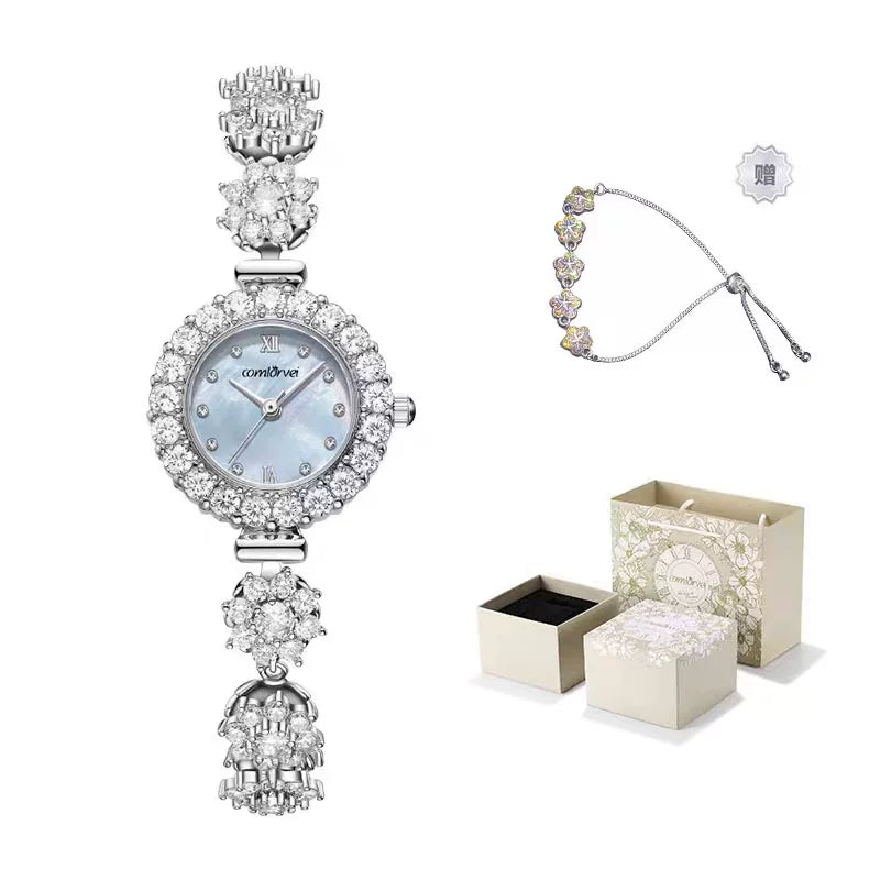 Elegant Bracelet Watch - Blue [5YJQCBJF]