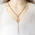 Jasmin Crystal Heart Tassel Necklace - Heart Body Chain [6WMUO9LH]