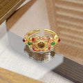 Janell Colorful Enamel Open Ring - Style 18 [ZYM9HPHP]