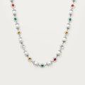 Wynonna Pearl Bloom Necklace - Silver [XXJU8GZC]