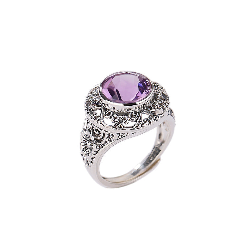 Skye Amethyst Vintage Ring