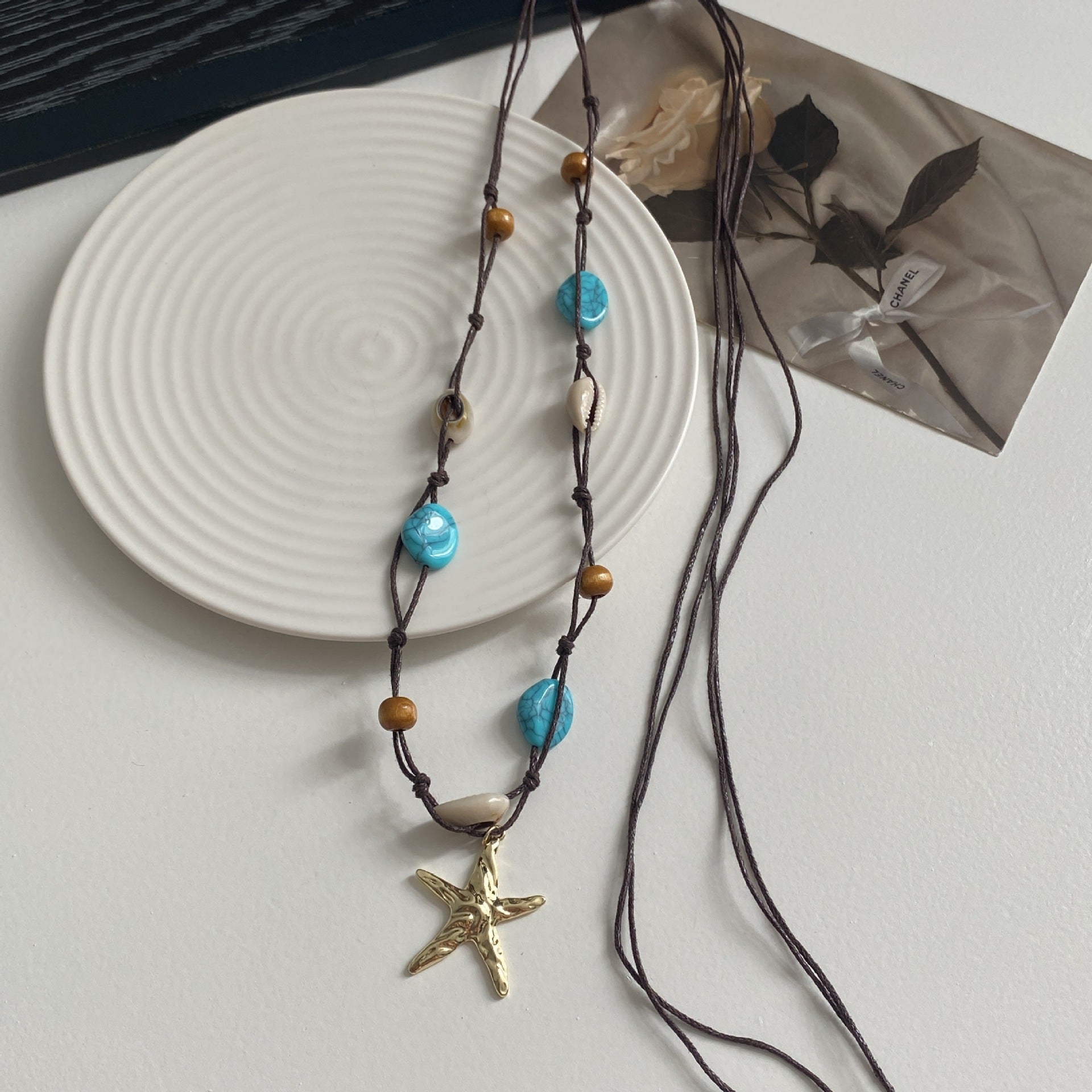 Kamya Multi-Wear Beaded Chain - Five-pointed Star Multi-Wear Beaded [2KX7RJ24]