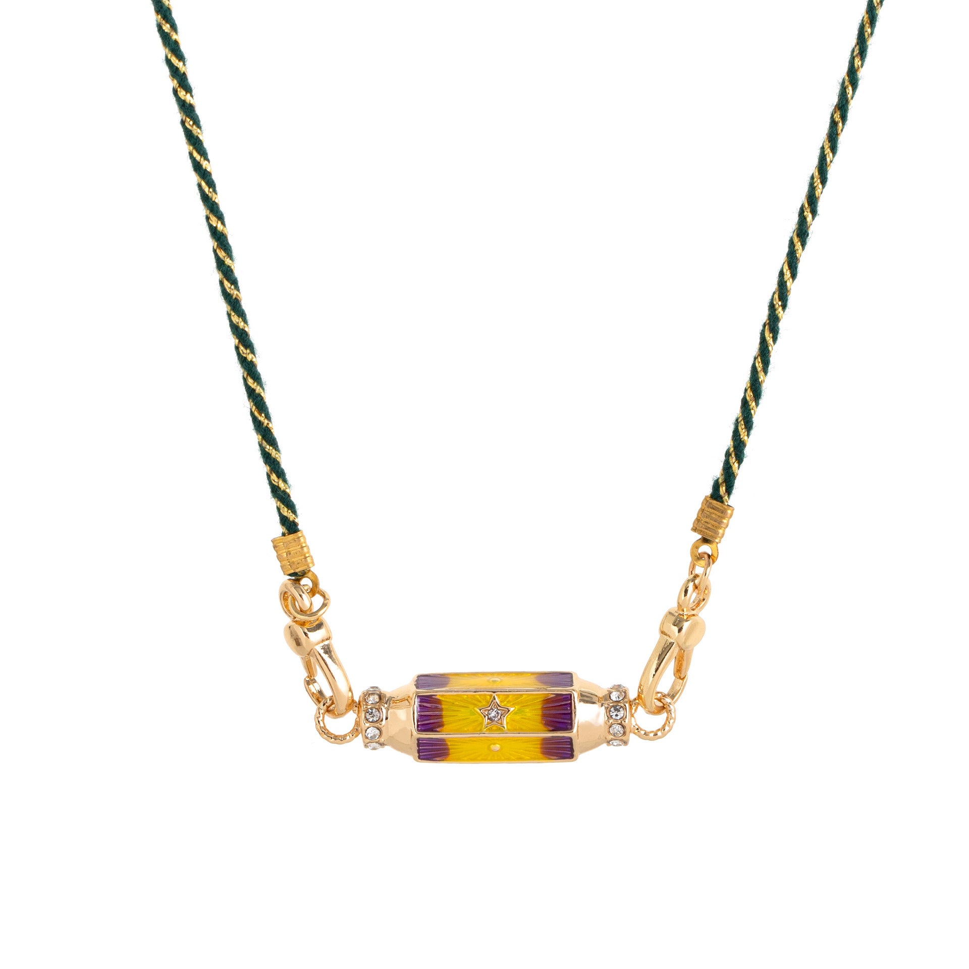 Tarot Card Pendant Necklace - Purple Star [NK2CCLRS]