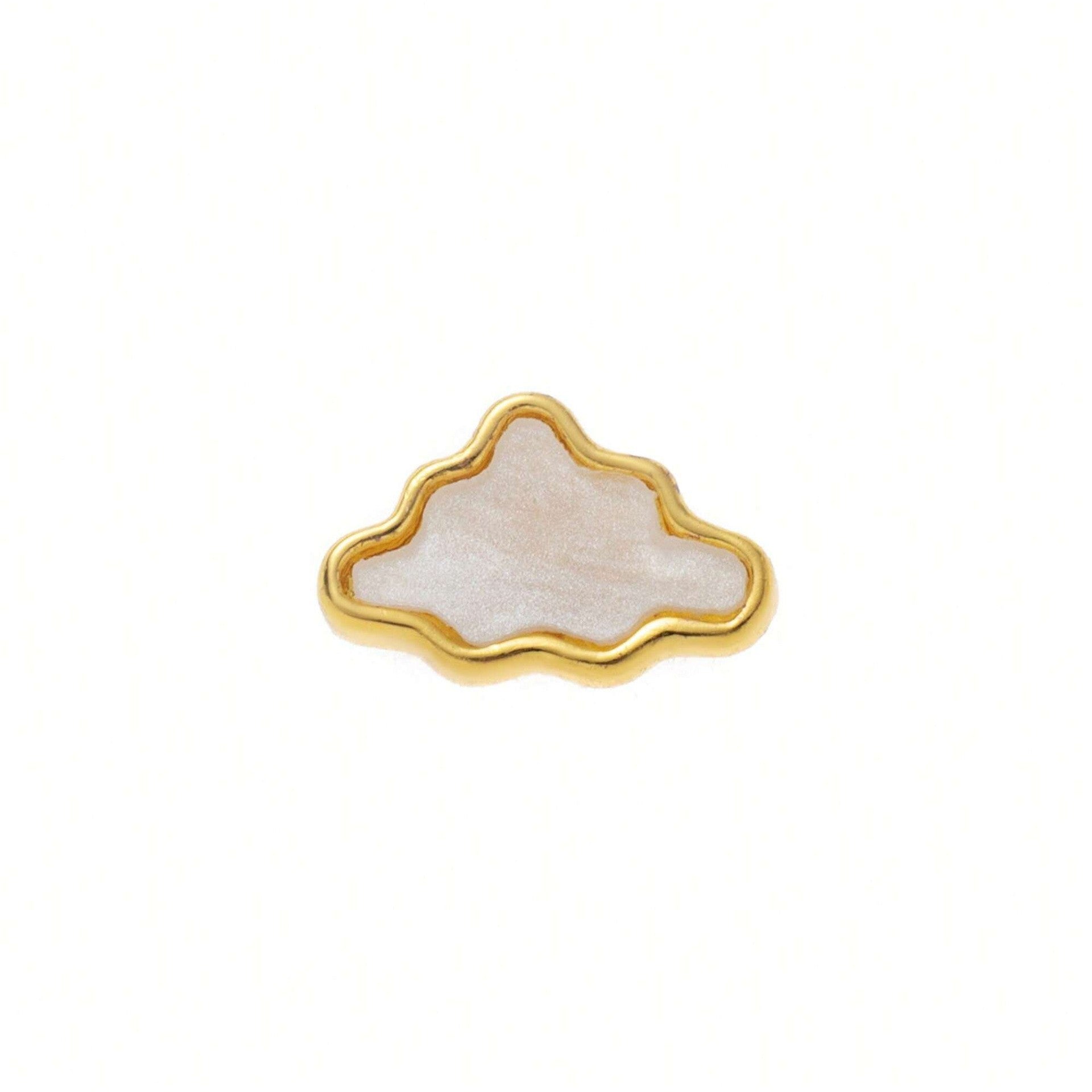 Floating Charm Locket Necklace - Cloud Charm [HD65OX98]