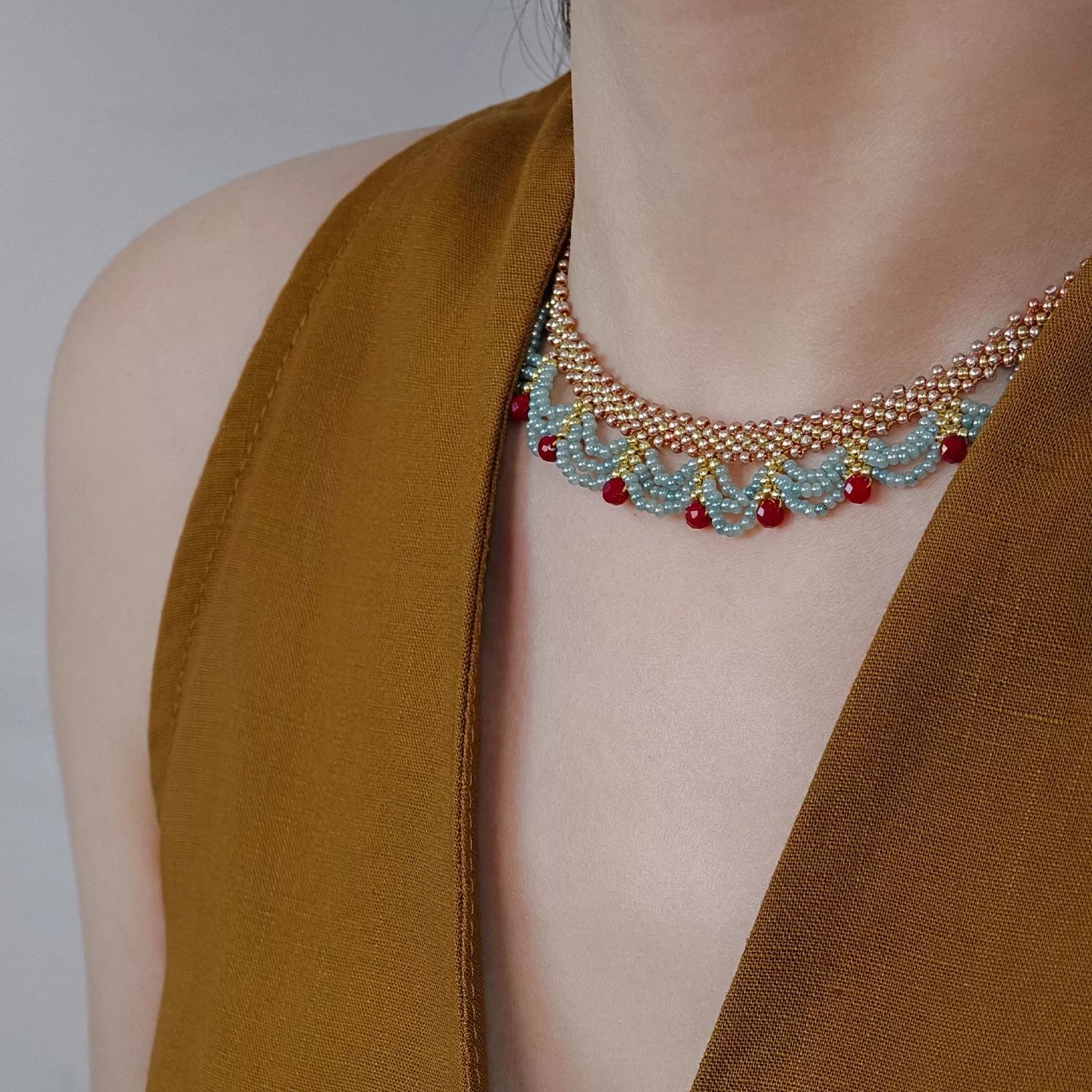 Lace Choker Necklace - Handmade Choker [7PTXC863]