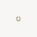 Dainty Birthstone Heart Locket Ring - Horseshoe Charm [6Q1WGVL5]