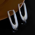Naylah Sculpted Drop Earrings - Silver [YF3WR0CC]